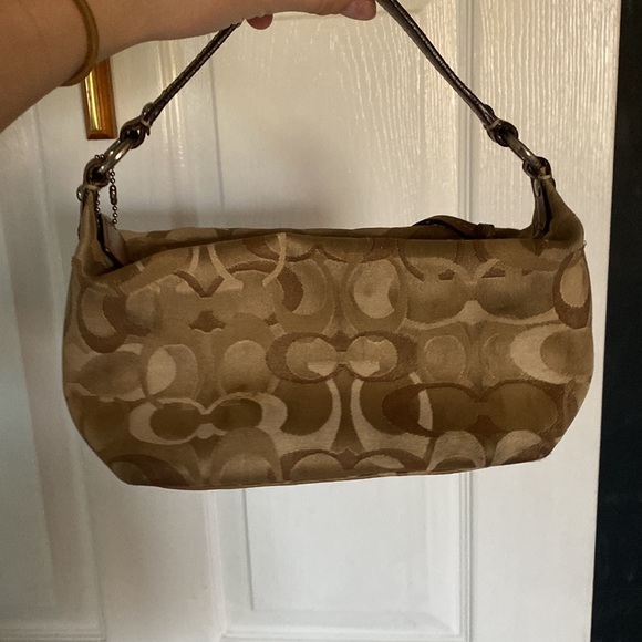COACH brown hand bag - Picture 2 of 5